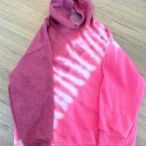 Art Class Pink and White Kids Hoodie Set